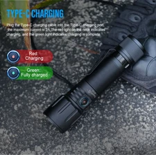 TrustFire MT26 3300Lumen LED Flashlight USB-C Magnetic Waterproof LED Torch S