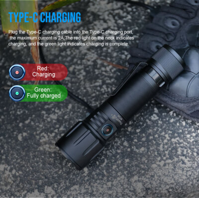 TrustFire MT26 3300Lumen LED Flashlight USB-C Magnetic Waterproof LED Torch S