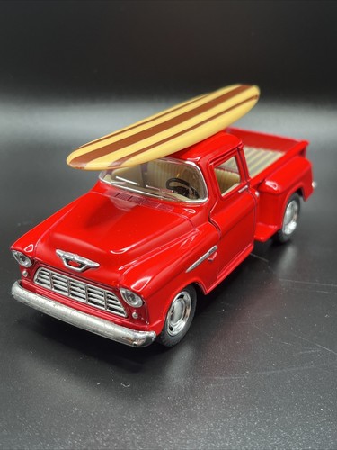 Lot of 3 Kinsmart Diecast Cars Pullback 55 Chevy Pick-up Trucks - Picture 11 of 23