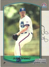 2000 Bowman #413 John Sneed Toronto Blue Jays Rookie Card. rookie card picture