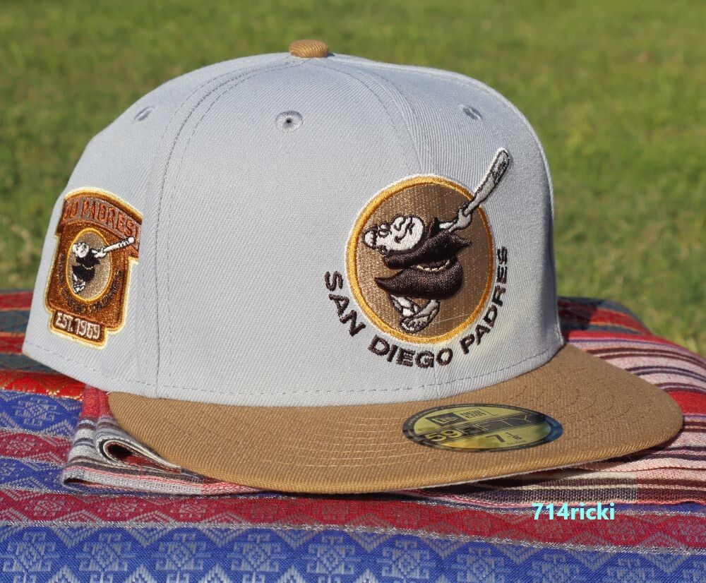 San Diego Padres Established 1969 Logo Fitted Hat New Era