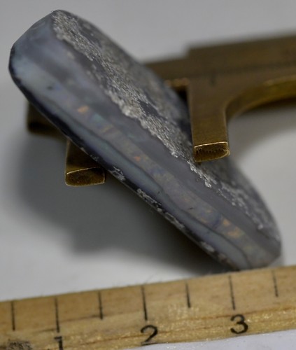 AUSTRALIAN OPAL ROUGH soft tumbled RUB BLACK NO BRANER CUTTER GEM 47ct VIDEO🍻⛏️ - Picture 11 of 19