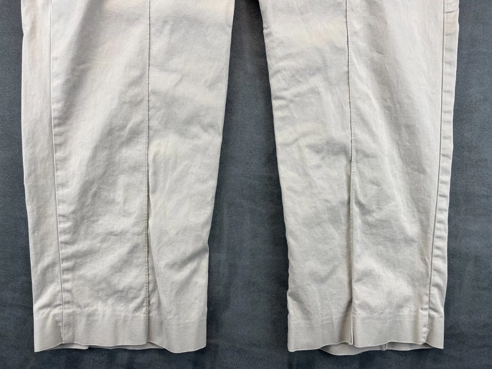 Vera Wang Khaki Capri Pants Simpy Vera - Womens Size 6 - Stretch Cropped (3060) - Image 2 of 4