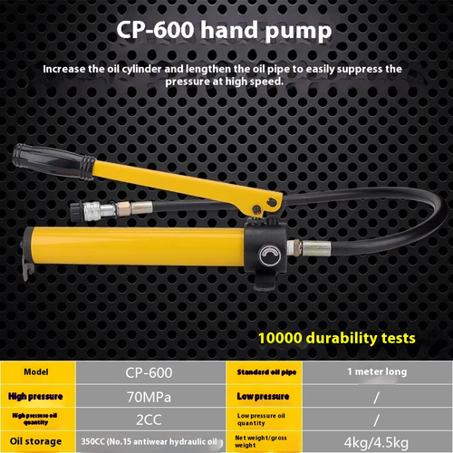 Increase The Cylinder Hydraulic Hand Pump Ultra-high Pressure Hydraulic Pumps - Picture 10 of 13
