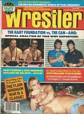 JUNE 1987 THE WRESTLER WRESTLING MAGAZINE WINDHAM FLAIR HART FOUNDATION CAN-AM