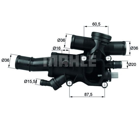 Mahle Original Thermostat, Coolant TH 44 83-image