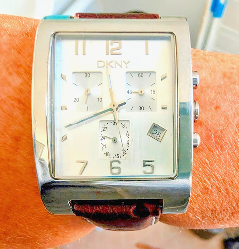Gents SS DKNY Chronograph Quartz Date Watch Donna Karan NY 1149 - Picture 2 of 8