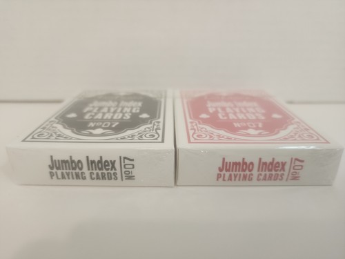 2 packs Lot Fancy Jumbo Playing Cards , poker , euchre , spades No. 07 - Picture 4 of 4