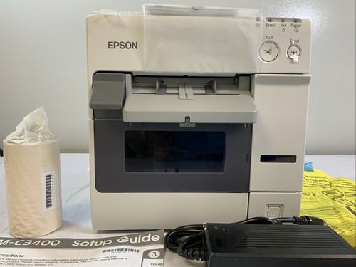 Epson TM-C3400 Model M242A Color Inkjet Label Printer New- L1C - Picture 6 of 6