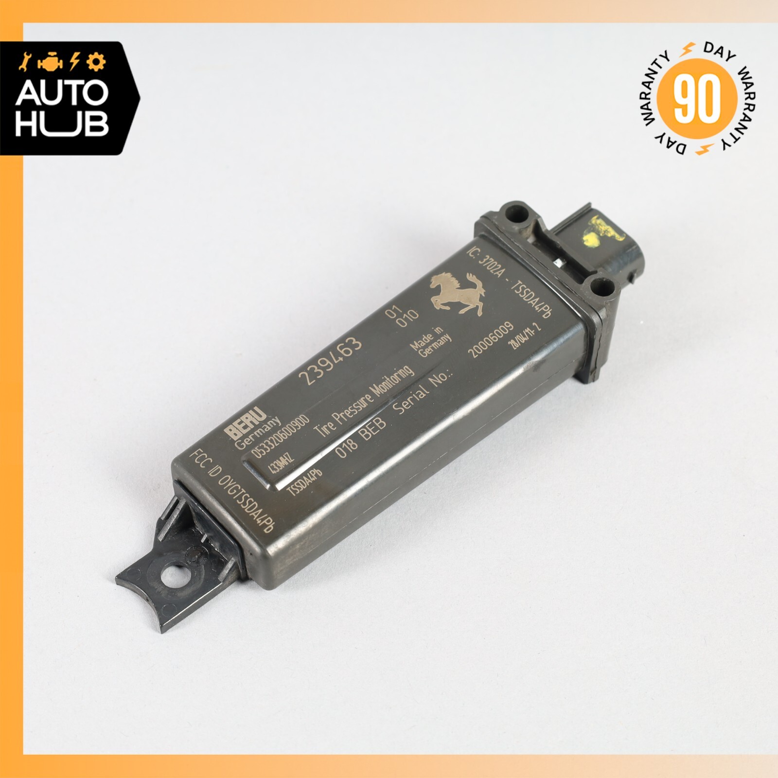 08-19 Maserati GranTurismo S M145 Tire Pressure Monitor Sensor 239463 OEM 61k