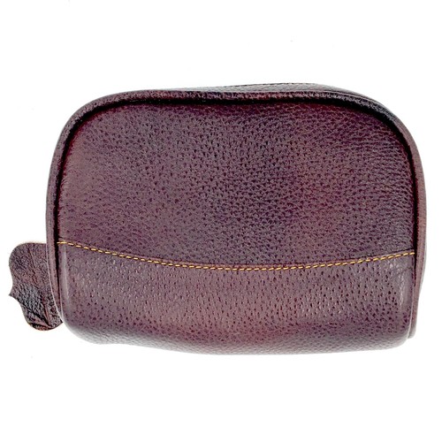 KLEINE handgefertigte Deluxe Leder Kulturbeutel (Dopp Kit) von Parker Rasierhobel - Bild 2 von 3
