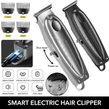 Silent Cordless Hair Trimmer Mini Hair Cutting Kit Rechargeable Hair Clippers US