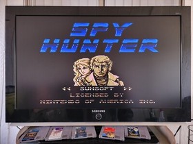 (Spy Hunter) (Nintendo Entertainment System) 1987 (NES Game) Tested & Works!