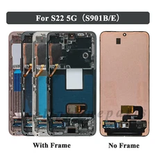 Best OEM AMOLED For Samsung Galaxy S22 5G S901B/E LCD Display Touch Screen Frame