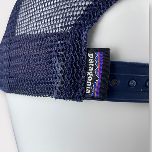 Patagonia Trucker Hat Adult One Size Fits Most Blue Snapback Patch Logo VTG-Look - Bild 9 von 10