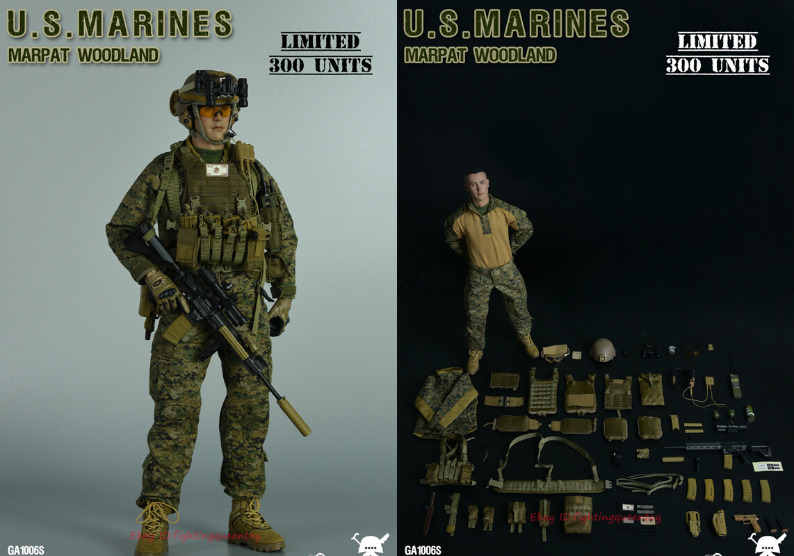 Easy&Simple GA1006S U.S. MARINES MARPAT WOODLAND 1/6 Limited