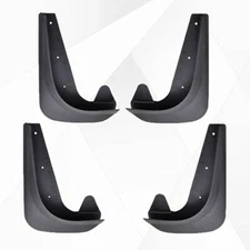 4PCS EVA Plastic Wearing Mud Flaps Splash Guards Fit For Car Front & Rear Fender