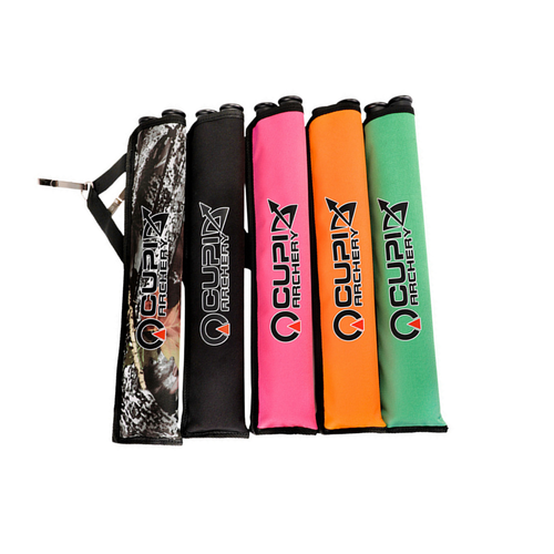 Archery Tube Hip Arrow Quiver Oxford with Belt Clip 18" long for Bow Hunting - Picture 5 of 28