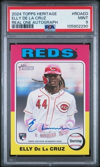 2024 Topps Heritage - Real One Autographs Elly De La Cruz #ROA-ED (AU, RC)