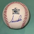 SERANTHONY DOMINGUEZ (Phillies) Signed Official 2022 WORLD SERIES Baseball BAS
