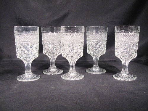 Anchor Hocking Wexford Pitcher 10 Water Goblets Set of 11 - Picture 7 of 12