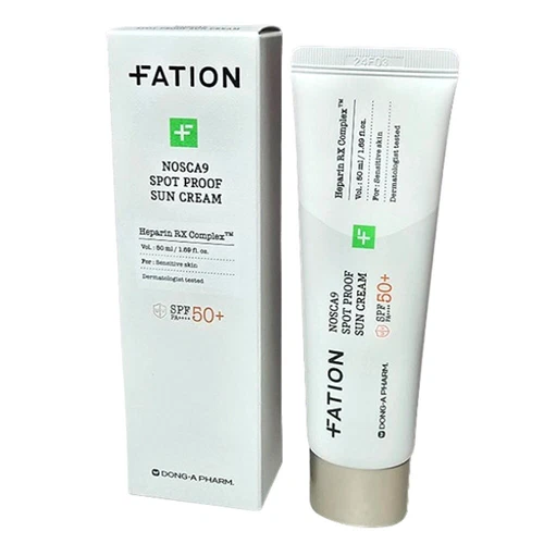 FATION NOSCA9 Spot Proof Sun Cream 50ml SPF50+ PA++++ Sunscreen