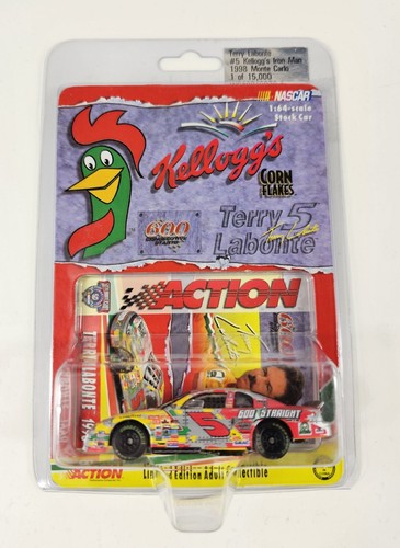 NASCAR Diecast Terry Labonte #5 Kellogg's Iron Man 1998 Montre Carlo 1/64 Scale - Picture 13 of 17