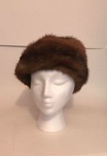 Vintage Genuine 1940s Fur Hat Creation By ANDRE Made In Canada Designer