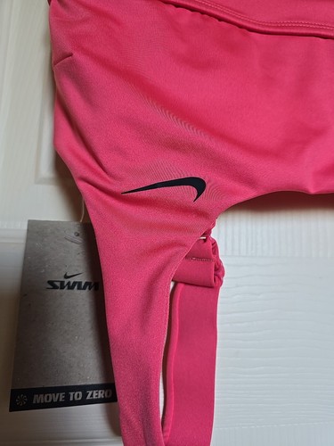 Nike Women's SWIM Essential Scoop Neck Midkini Top (Size SMALL) NWT MSRP $60 - Picture 6 of 12