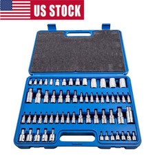 60pcs Master Torx Bit Socket Set And External Torx Socket Set Cr-v Steel