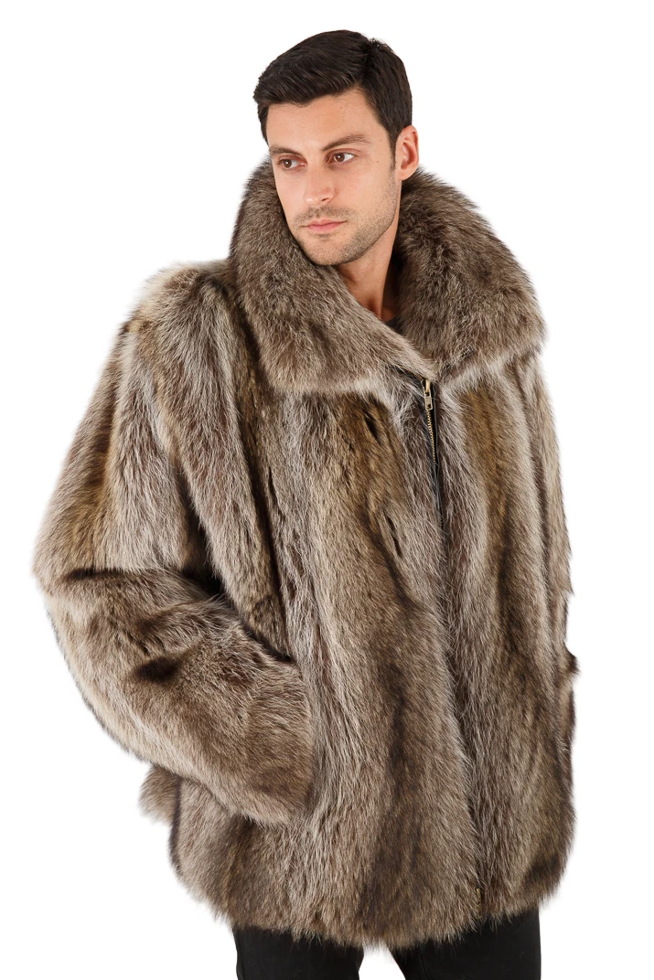 Mens raccoon fur best sale parka