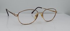 Vintage Charmant 8203 Gold Oval Sunglasses Japan FRAMES ONLY