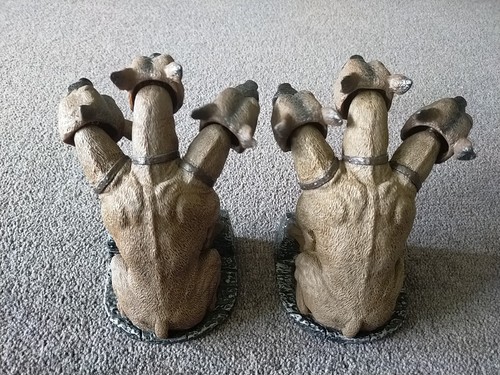 Letztes Set Harry Potter und der Stein der Weisen - FLAUSCHIGER Hund Wackelkopf Neu X 2 - Bild 5 von 5