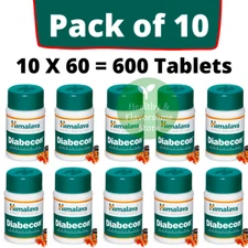 10 x Himalaya DIABECON  (600 Tabs) For Blood Sugar Supports LONG EXPIRY