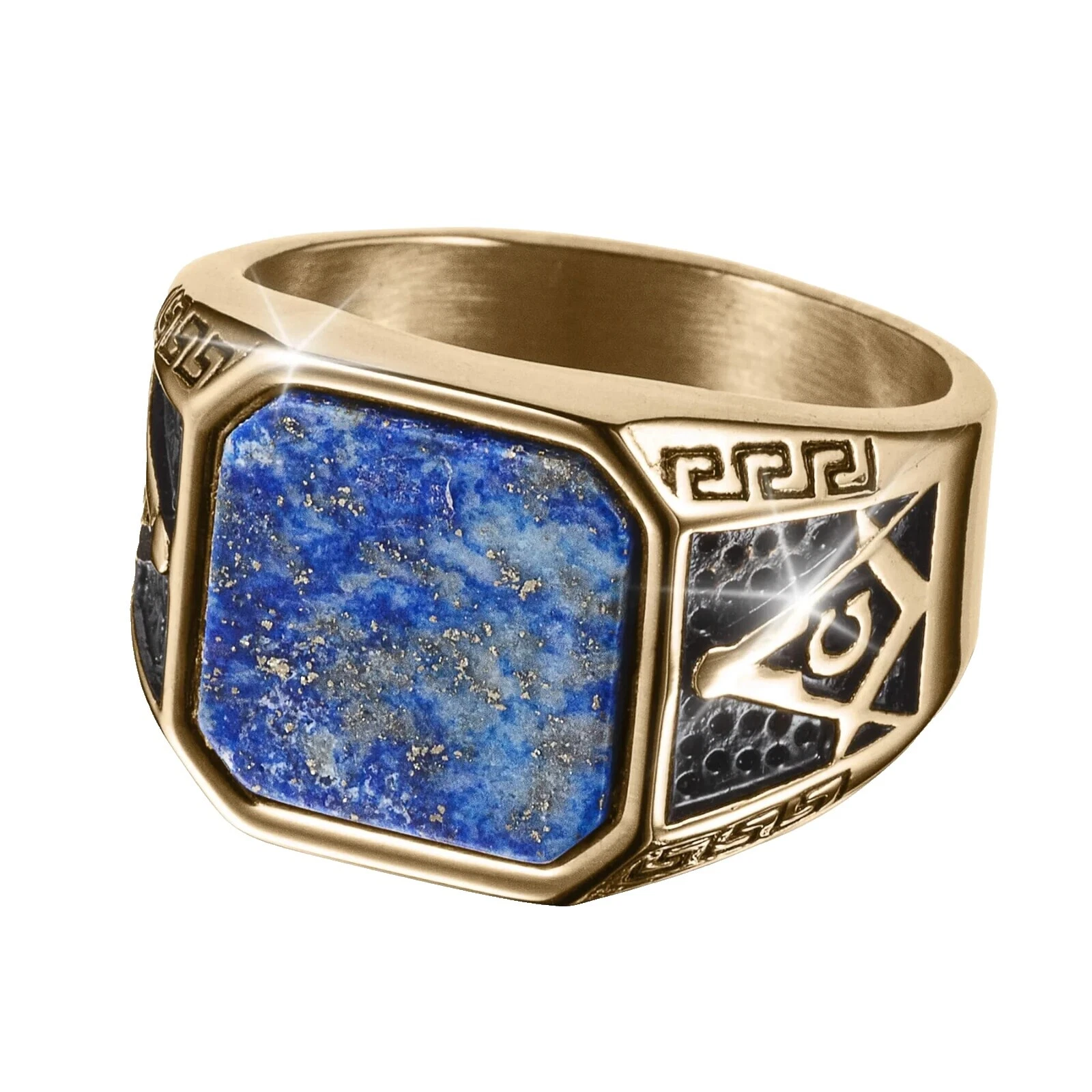 Lapis Lazuli Rings for Men 11 Ring