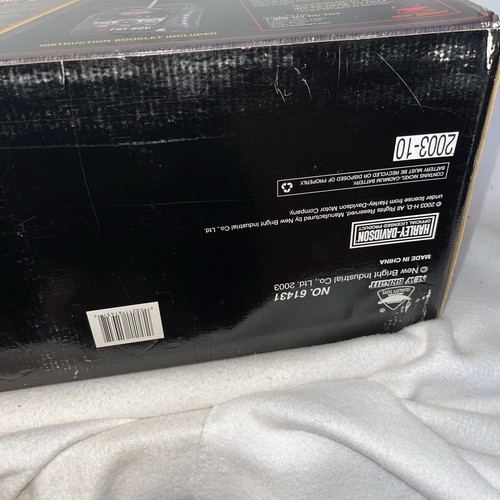 HARLEY DAVIDSON Fatboy RC Motorcycle Radio Control 6.0V 2004 No. 61431 Vintage - Picture 12 of 12