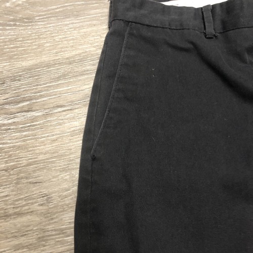 Knightsbridge Herren Chino Hose Größe 38 x 32 Plissee vorne schwarz Hergestellt in den USA - Bild 3 von 5