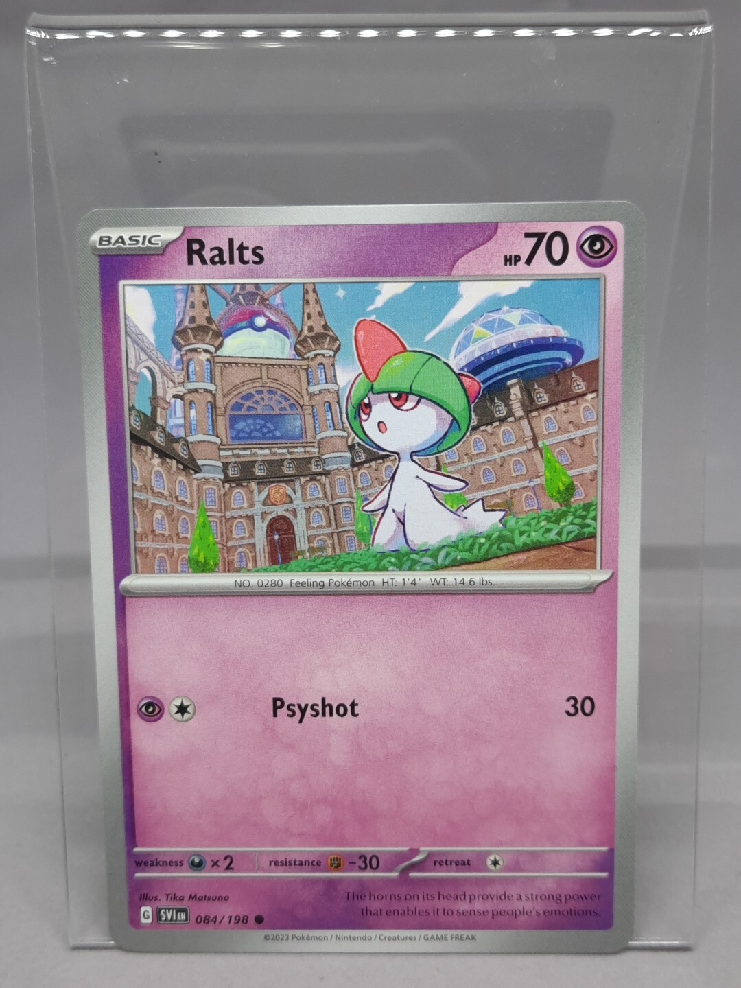 Ralts 084/198 - Scarlet & Violet - Common - Pokemon Card TCG - LP