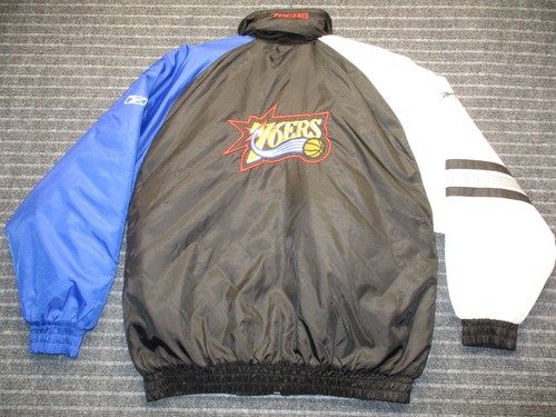 Philadelphia 76ers Vintage Reebok Jacke Jugend Größe XL extra groß (18-20) Retro - Bild 8 von 18