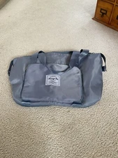 New, HONG FU Finest Quality Blue Gym/Travel/Sports/Overnight Bag.