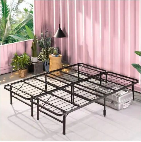 ZINUS SMARTBASE HEAVYDUTY MATTRESS FOUNDATION 14" STEEL PLATFORM BED FRAME QUEEN - Foto 3 di 12