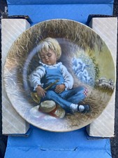 Vintage 1980 Reco International "Little Boy Blue" Plate with COA