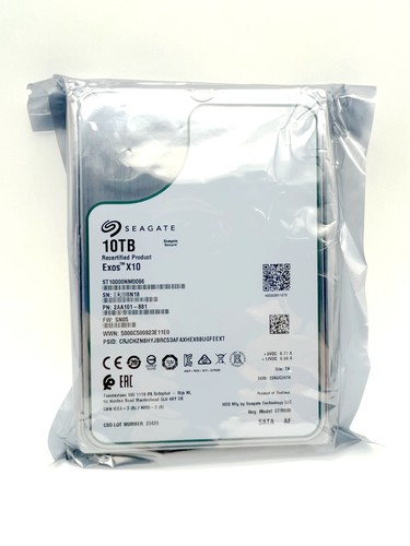 ST10000NM0086 Seagate Exos 10TB 3.5 X10 256M Enterprise Internal SATA Hard Drive - Picture 2 of 5