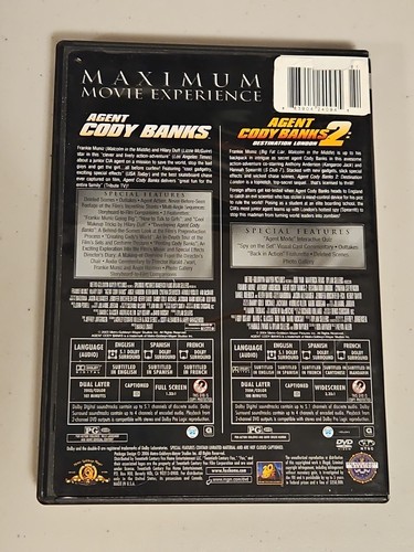 Agent Cody Banks/Agent Cody Banks 2: Double Feature (DVD, 2006, 2-Disc Set) - Picture 2 of 4