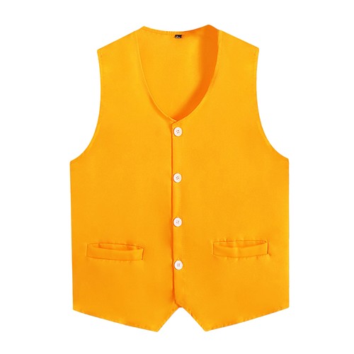 Unisex Kid Volunteer Activity Vest Button Up Waistcoat Uniform Sleeveless Jacket - Picture 53 of 119
