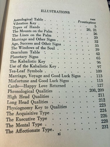 1923 Fortune Telling Character Reading Gabrielle Rosiere Antique Book Strega - Picture 6 of 15