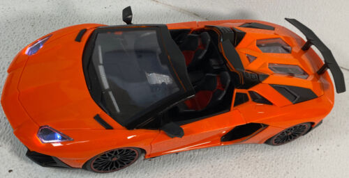 WonderPlay 27mhz 1:18 R/C Car W/Headlights & Opening Doors Orange Tested - Picture 5 of 8