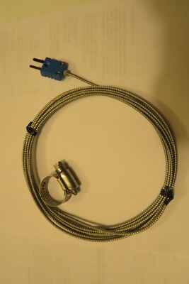 Digi-Sense 08469-24  Type-T Hose Clamp Probe w/Mini Connector, 0.44-1.0''  Dia.
