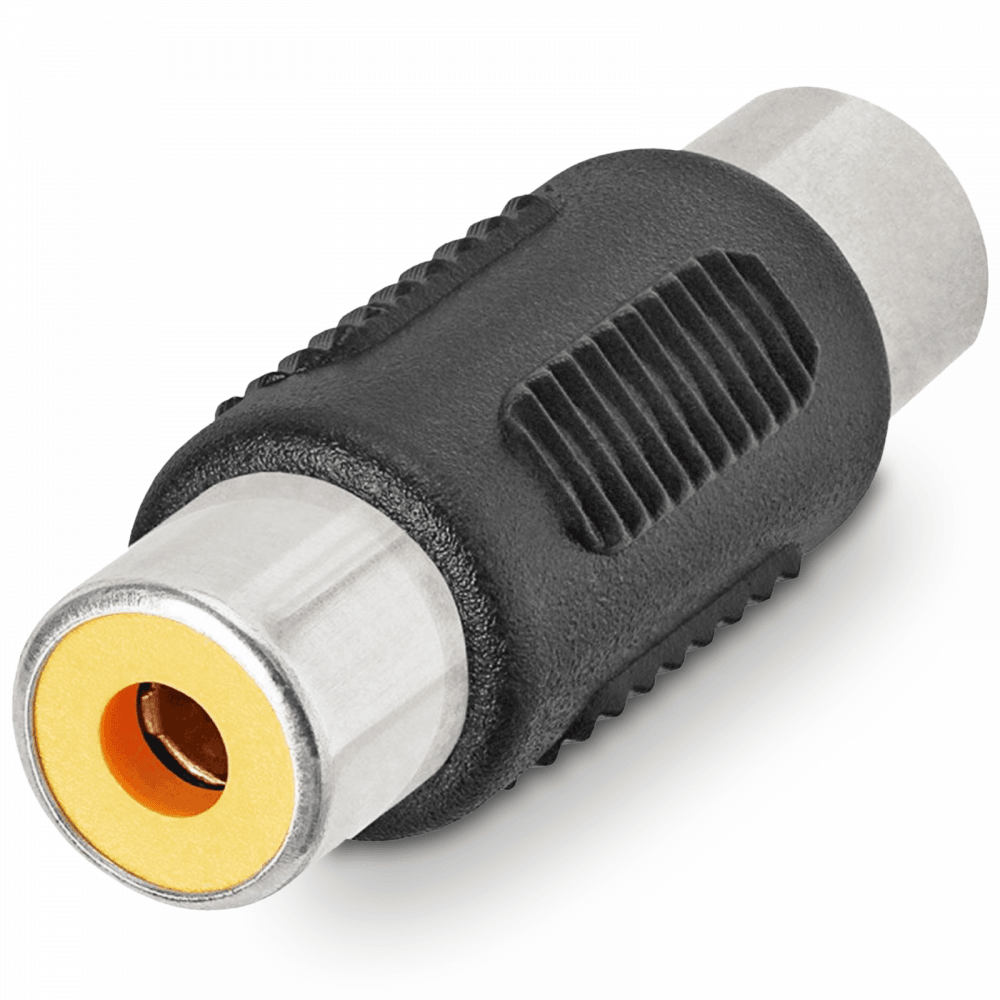 UKDJ RCA Phono Female Socket to RCA Phono Female Socket Coupler Adapter PP