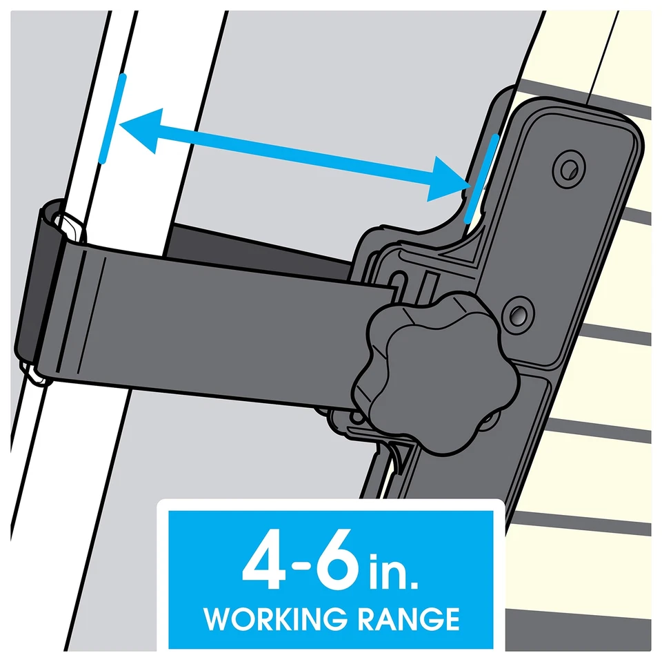Camco RV Awning De Flapper Max 2 Pack Black Protects Awnings from Wind Damage - Image 4 of 4